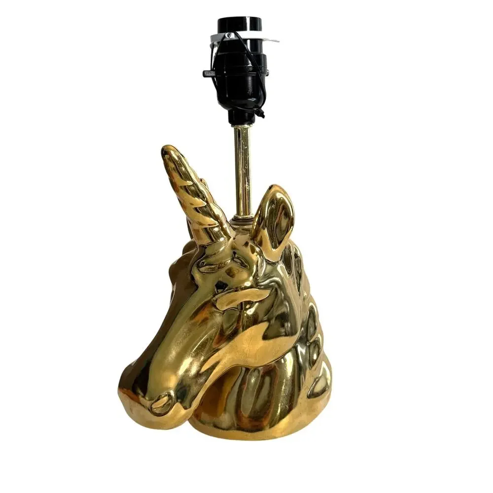 Target unicorn head gold lamp (shade/bulb not included)